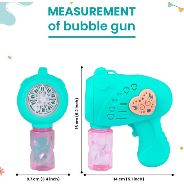Colorful Bubble gun for kids - Image 4