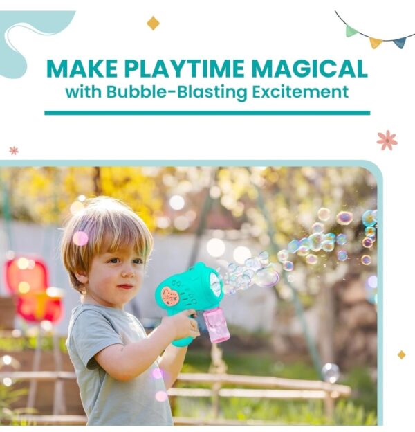 Colorful Bubble gun for kids - Image 3