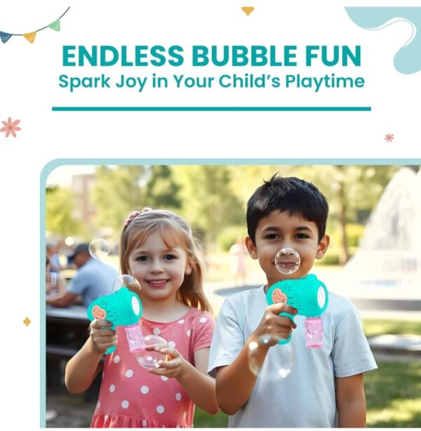 Colorful Bubble gun for kids - Image 2