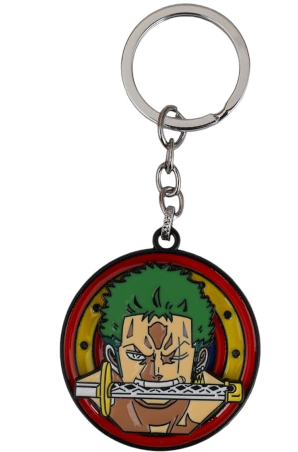 Daiyamondo Anime Silver rotated spinning metal keychain