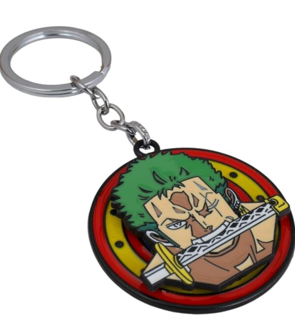 Daiyamondo Anime Silver rotated spinning metal keychain - Image 3