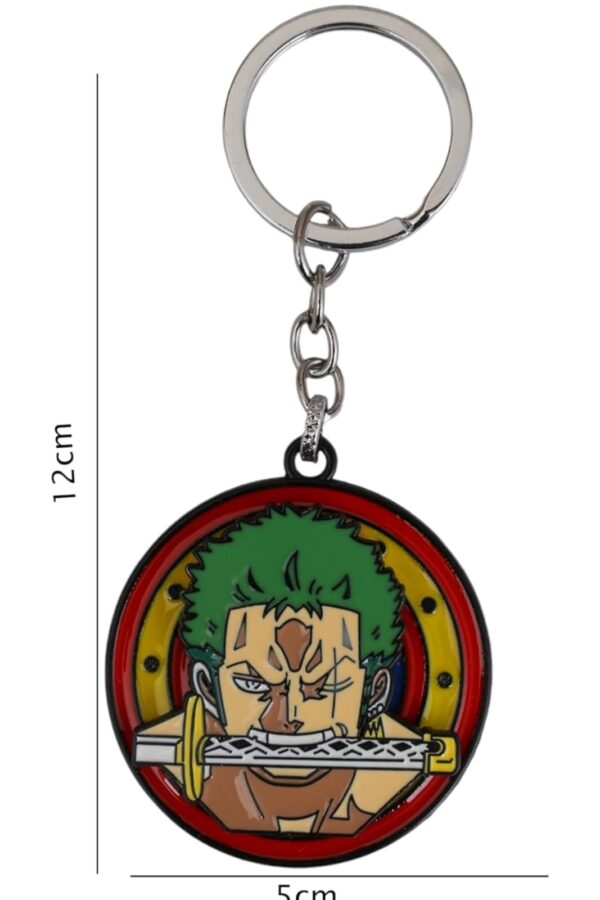 Daiyamondo Anime Silver rotated spinning metal keychain - Image 2