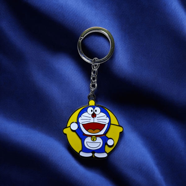 Doremon Metal Stylish Keychain For Kids, Bike, Car