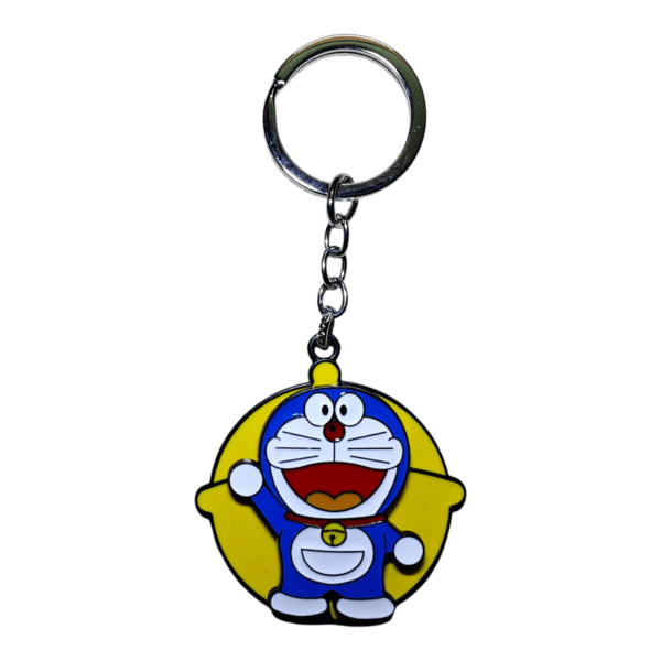 Doremon Metal Stylish Keychain For Kids, Bike, Car - Image 3