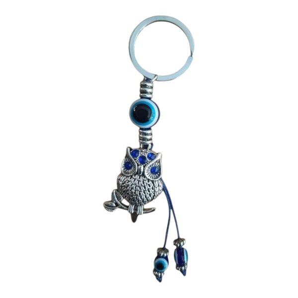 Owl Evil Eye Stylish Keychain l Elegant Keychain - Image 4