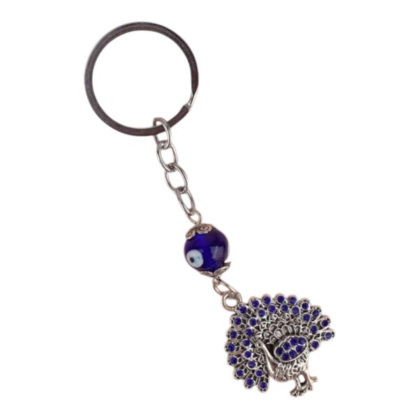 Evil Eye Peacock Stylish Keychain l Elegant Keychain - Image 4