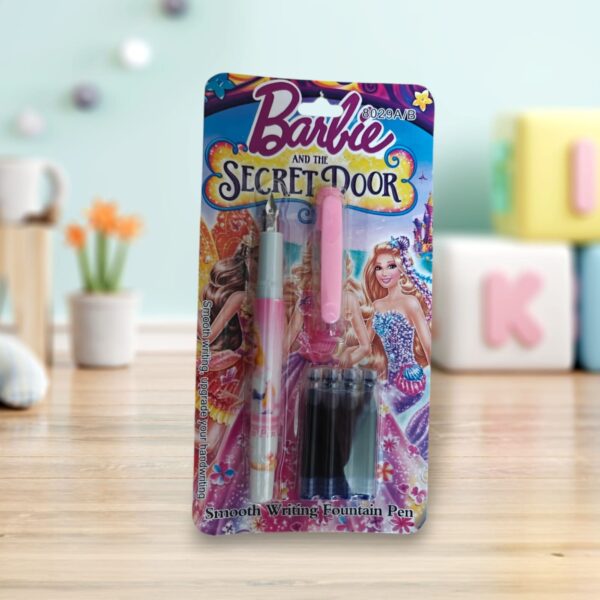 Fountain Pen l Stationery l Writing Set for Kids l Barbie Pen Set - Image 2