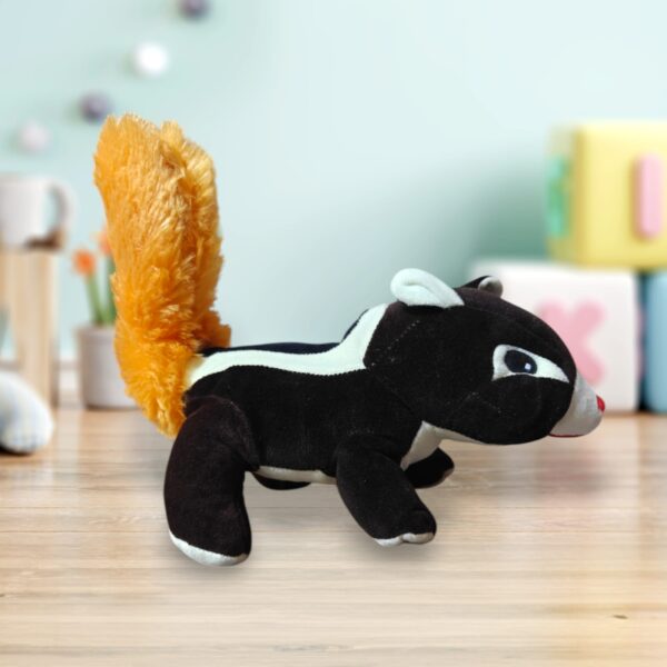 Black Squirrel Soft Toy for Kids l Stuffed Plush Animal with Tale - Image 2