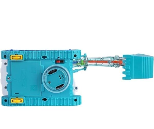 Electric Bump & Go Action Transparent Gear Excavator Engineering Vehicles l Battery Operated Toy for Kids - Image 3