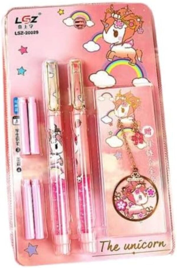Unicorn Fountain pen set for students - Image 3