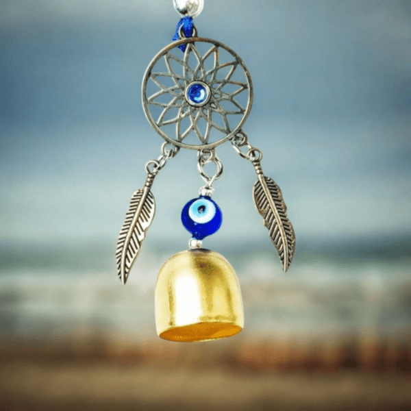 Evil Eye Dream Catcher Keychain l Elegant Keychain - Image 4