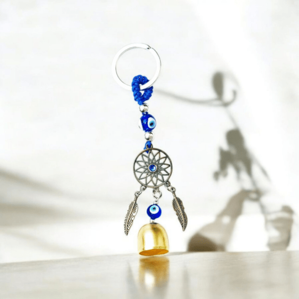 Evil Eye Dream Catcher Keychain l Elegant Keychain - Image 2