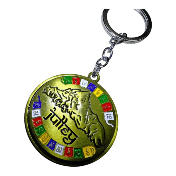 Julley Mountain Golden Keychain l Stylish Keychain - Image 5