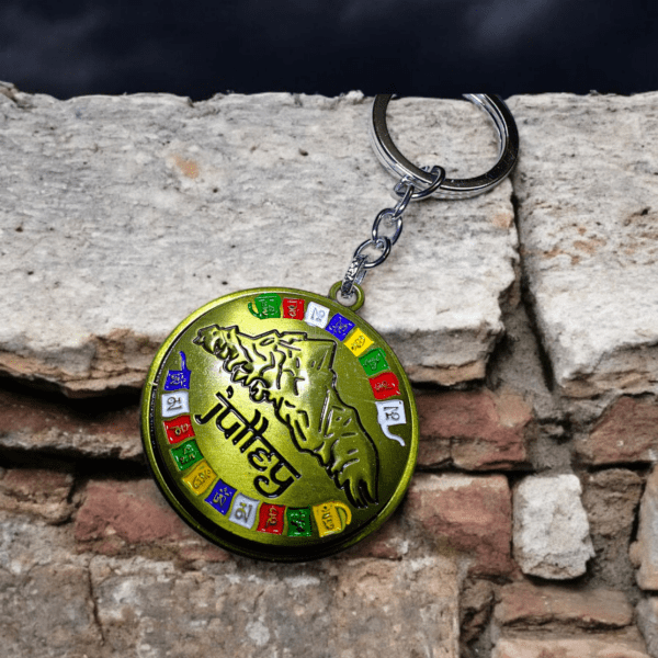 Julley Mountain Golden Keychain l Stylish Keychain