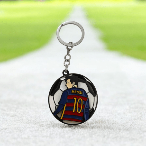 Messi Metal Stylish Keychain for Kids l Elegant Keychain - Image 3