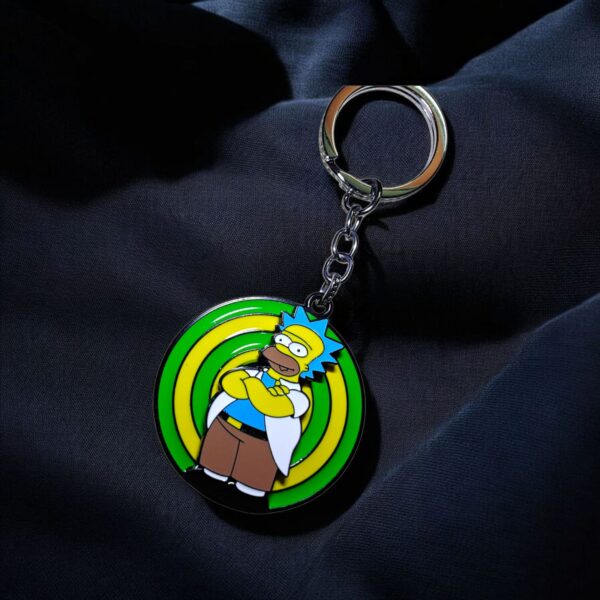 MIK BART SIMPSONS 3D ANIMIE KEYCHAIN WITH ROTATION - Image 2