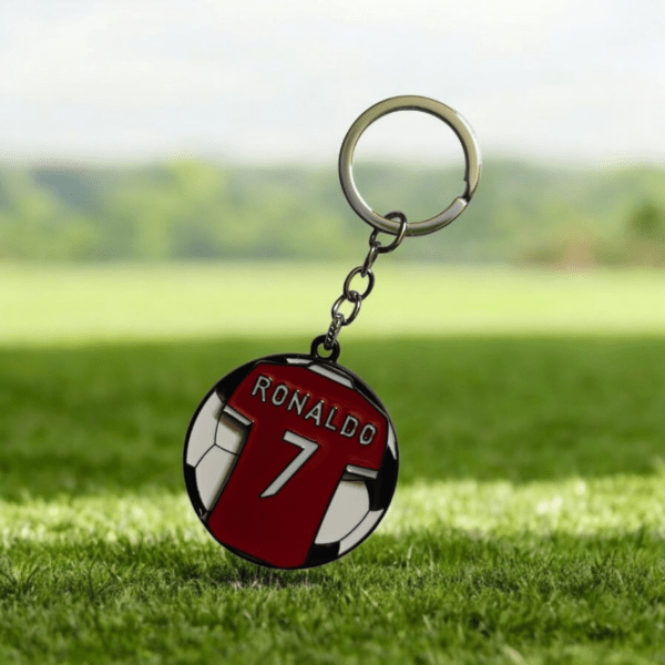 Ronaldo Metal Stylish keychain for Bike and Car l Elegant Keychain