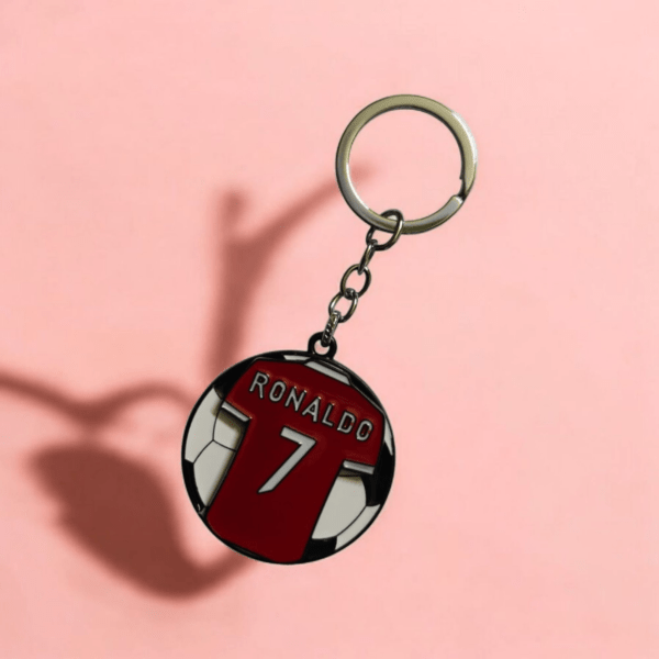 Ronaldo Metal Stylish keychain for Bike and Car l Elegant Keychain - Image 3