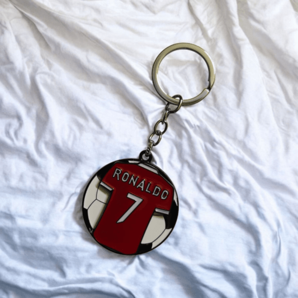 Ronaldo Metal Stylish keychain for Bike and Car l Elegant Keychain - Image 2