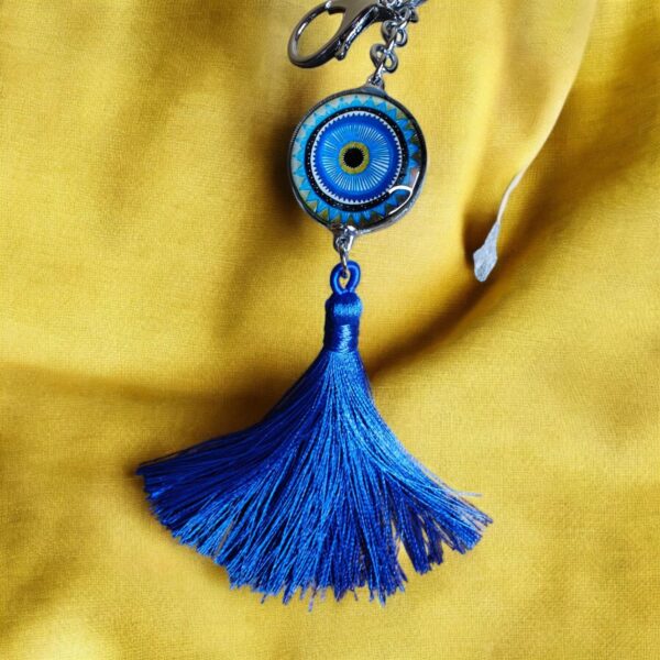 Evil Eye Round Stylish Keychain l Hanging Elegant Keychain - Image 4