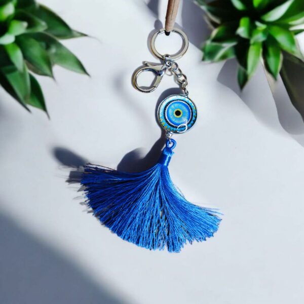 Evil Eye Round Stylish Keychain l Hanging Elegant Keychain