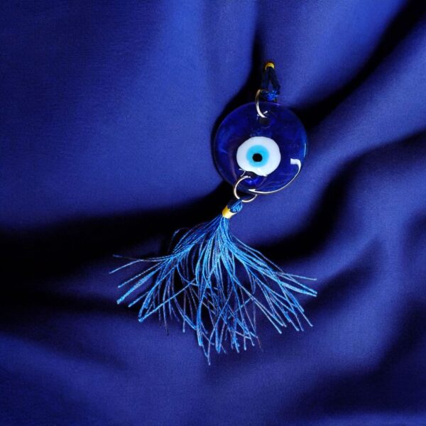 Evil Evil Stylish Hanging with Blue Dori for Door, Car, Walls