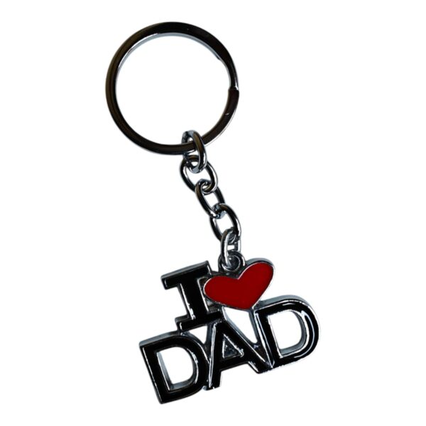 I Love My DAD Stylish Metal Keychain l Gift for DAD - Image 4